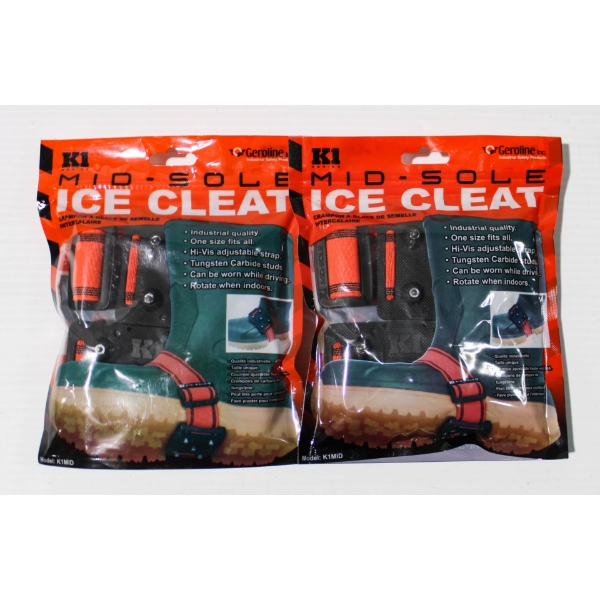 PAIR OF GEROLINE MID-SOLE ICE CLEATS