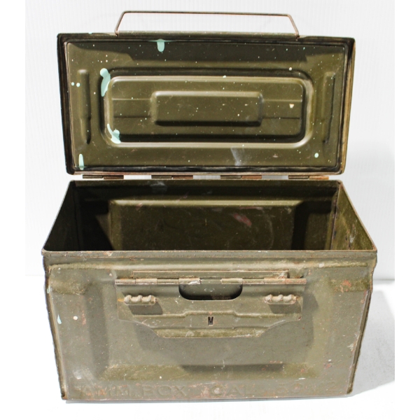 SMALL AMMO METAL BOX - 6" X 12" X 8" H