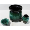 Image 1 : BLUE MOUNTAIN POTTERY VASES & TRINKET DISH