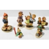 Image 1 : 6 GOEBEL FIGURINES ANGEL W/ CANDLE ETC.