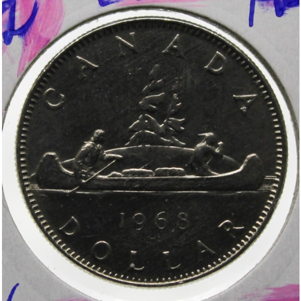 1968 CANADIAN VOYAGEUR DOLLAR