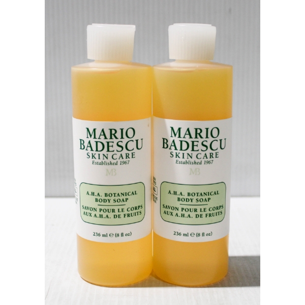 2 X 236ML MARIO BADESCU A.H.A. BOTANICAL BODY SOAP