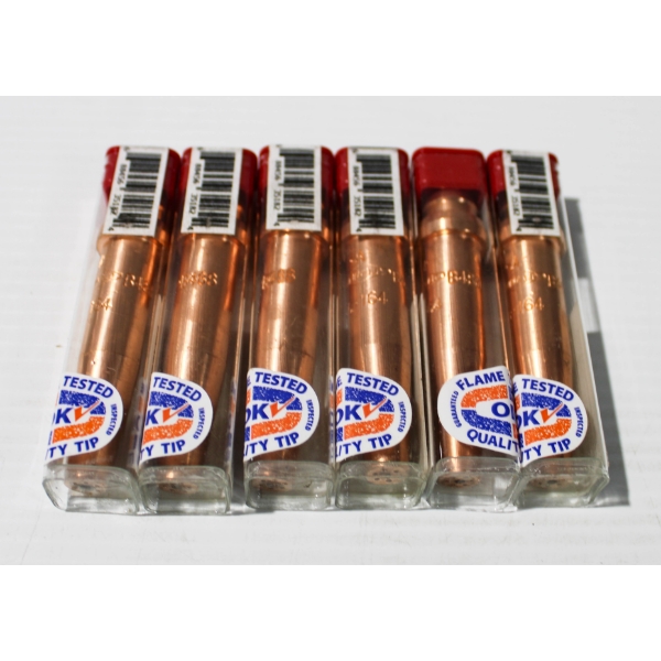 6 UNIWELD CUTTING TORCH TIPS - SIZE 6