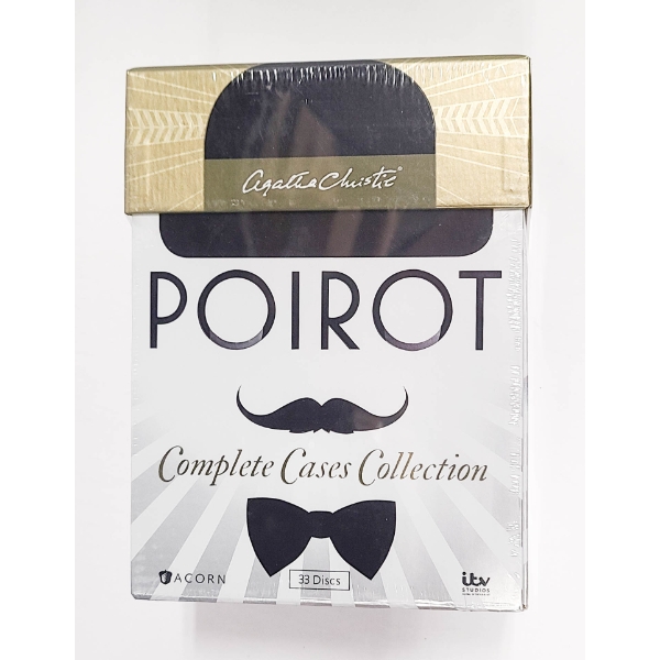 NEW AGATHA CHRISTIE POIROT COMPLETE CASES DVD SET 