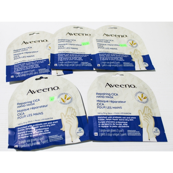 5 X 2 AVEENO REPAIRING CICA HAND MASK