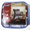 Image 1 : NEW NU TRENDZ LODGE SHERPA THROW BLANKET - BLUE (A)