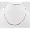 Image 1 : 10K WHITE GOLD 24" NECKLACE