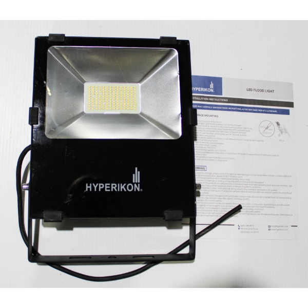 HYPERIKON 100W LED FLOOD LIGHT - HARDWIRED