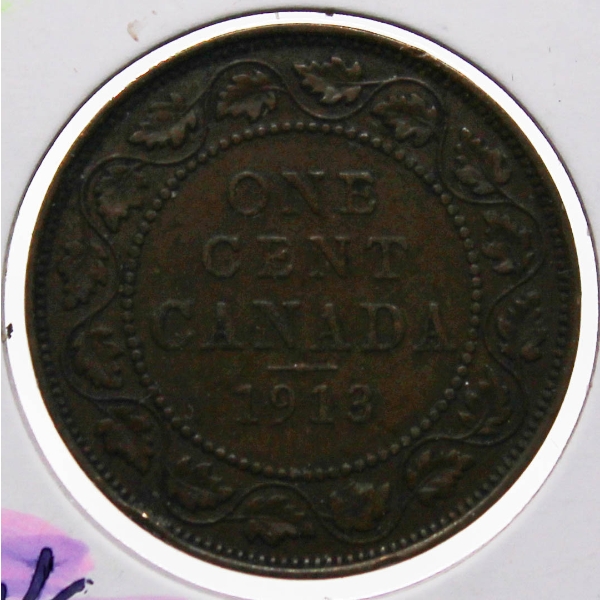 1913 CANADA KING GEORGE V LARGE PENNY
