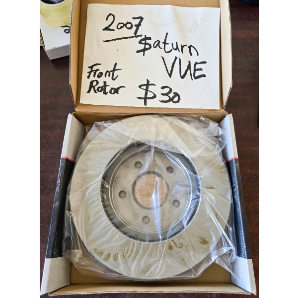NEW FRONT ROTOR FOR 2007 SATURN VUE
