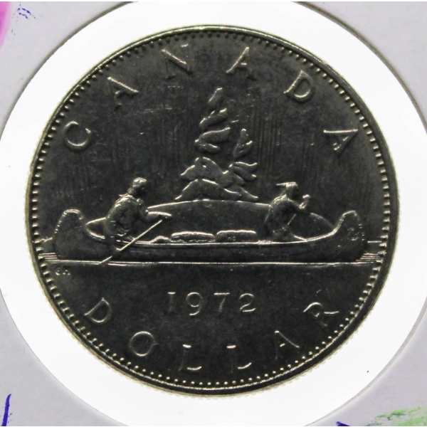 1972 CANADIAN VOYAGEUR $1 COIN