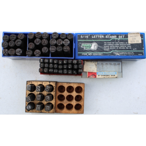 LETTER & NUMBER STAMP SETS