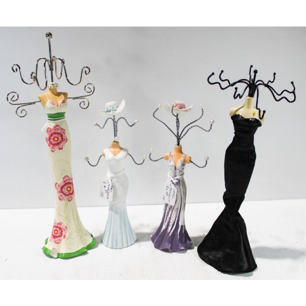 4 MISC JEWELRY HOLDERS