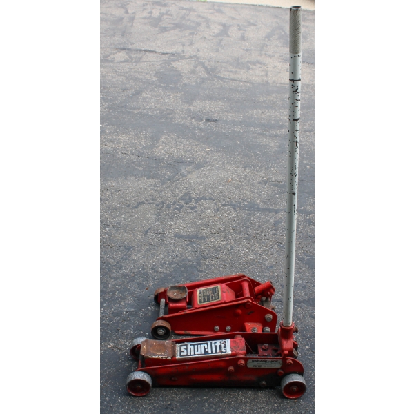 2 HYDRAULIC TROLLEY JACKS