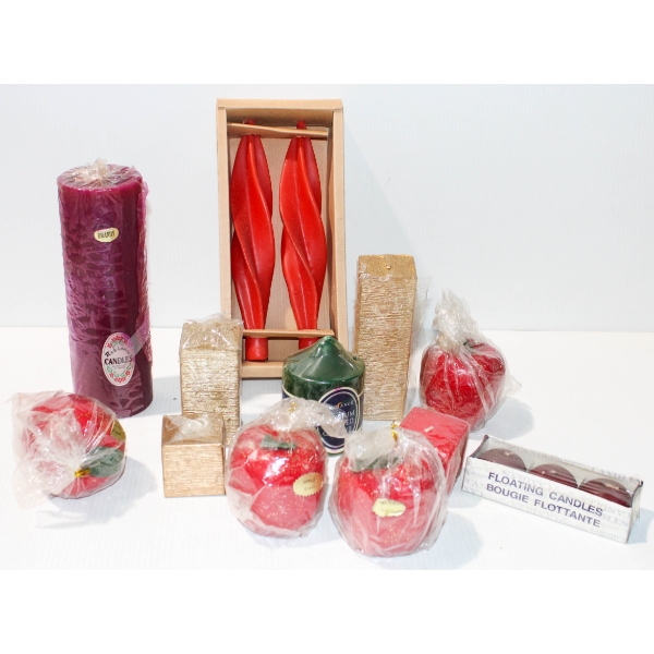 NEW CANDLES - ASST. SIZES