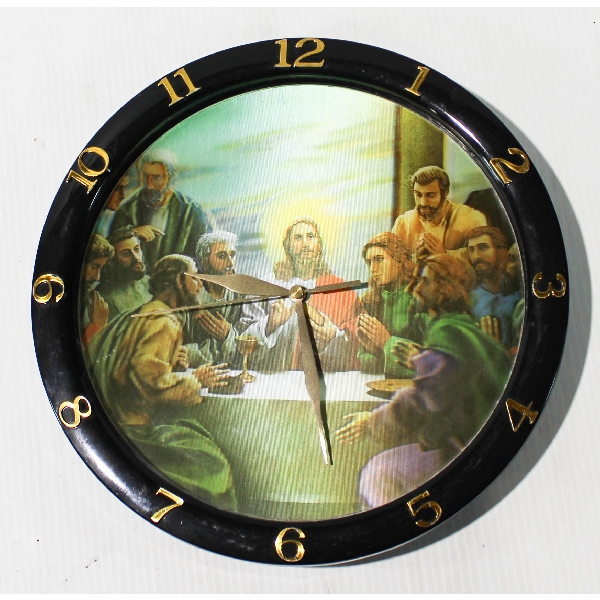 3D "LAST SUPPER" WALL CLOCK