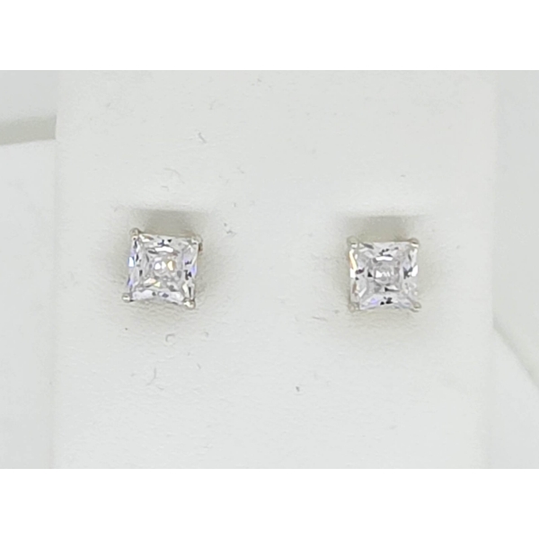 .925 SILVER CUBIC ZIRCONIA EARRINGS
