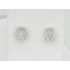 Image 1 : .925 SILVER CUBIC ZIRCONIA EARRINGS