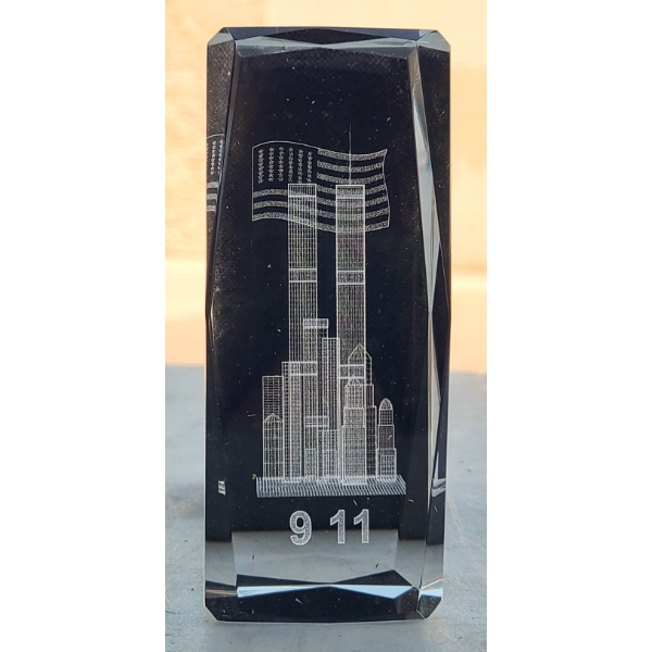 9/11 MEMORIAL CRYSTAL DISPLAY