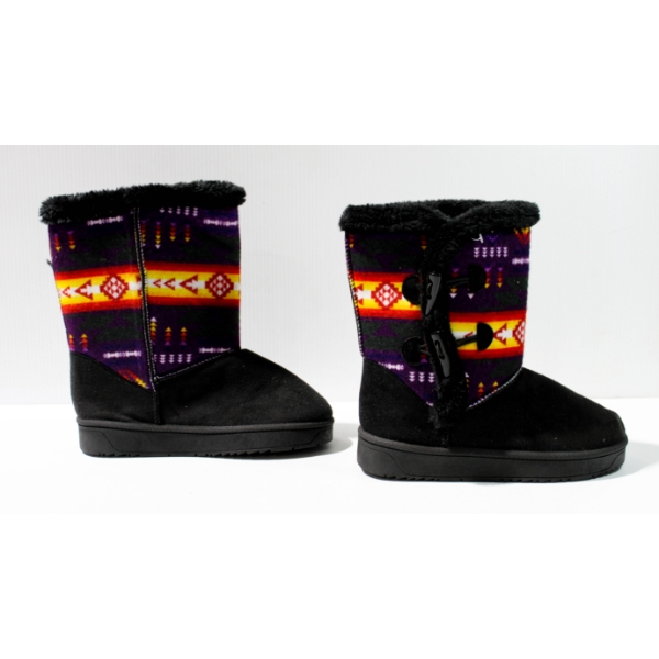 NEW WOMEN'S NU TRENDZ BOOTS - SOUTHWEST DESIGN - PURPLE