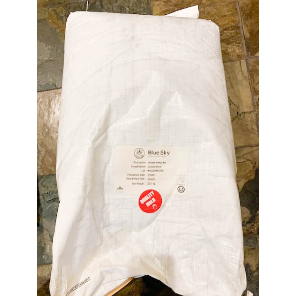 22.7KG BLUE SKY HULLED HEMP NUT - GREAT FOR GRANOLA BAKING ETC.
