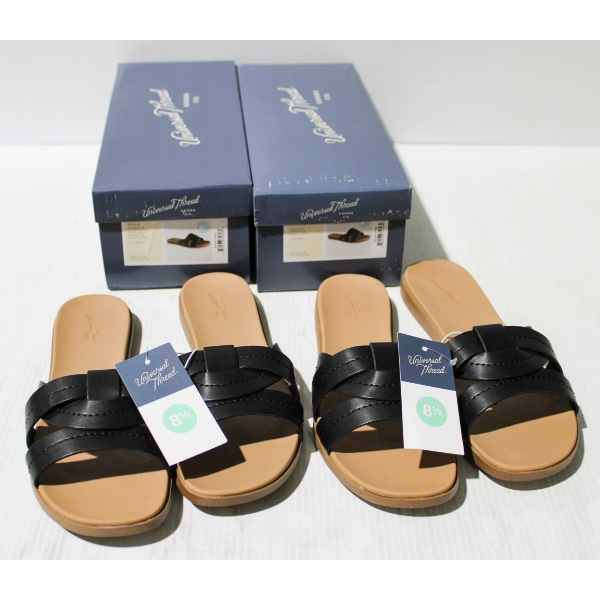 2 NEW WOMEN'S KENZIE SANDALS - SIZE 8.5 - BLK