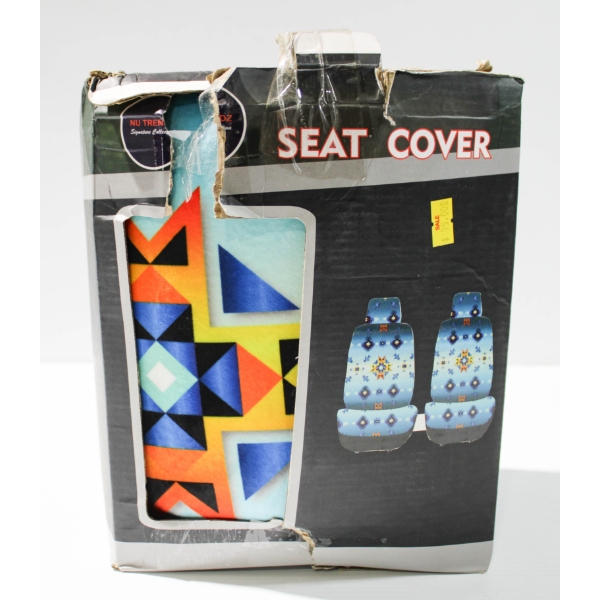 2 NEW NU TRENDS FRONT CAR SEAT COVERS 