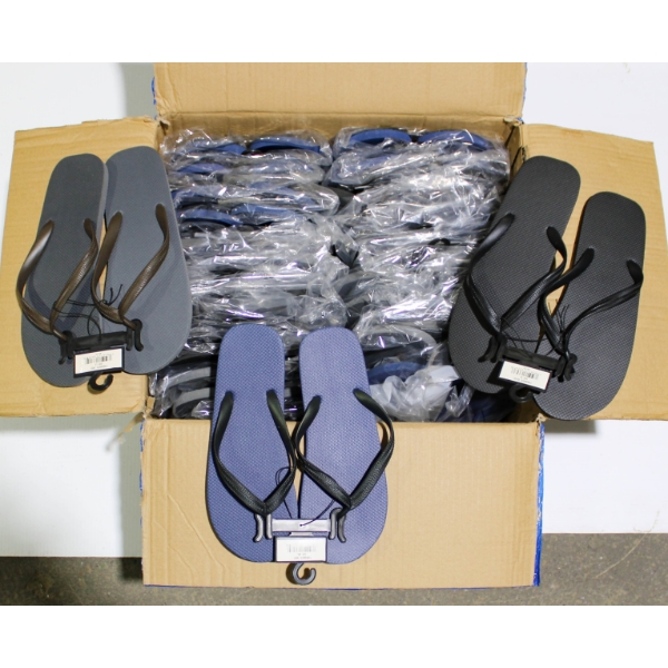 32 PR MEN'S NEW FLIP FLOPS - SIZE: M-L-XL