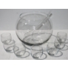 Image 1 : 9 PC LIBBEY SELENE PUNCH BOWL SET