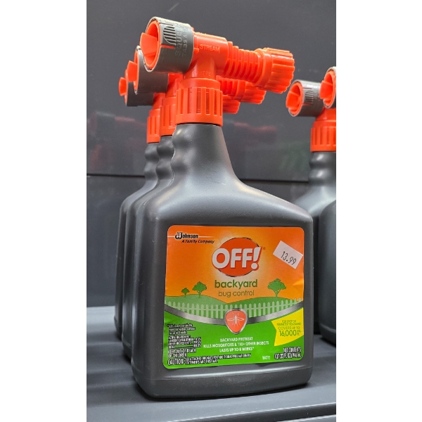 3 OFF! BACKYARD BUG CONTROL 946ML EACH