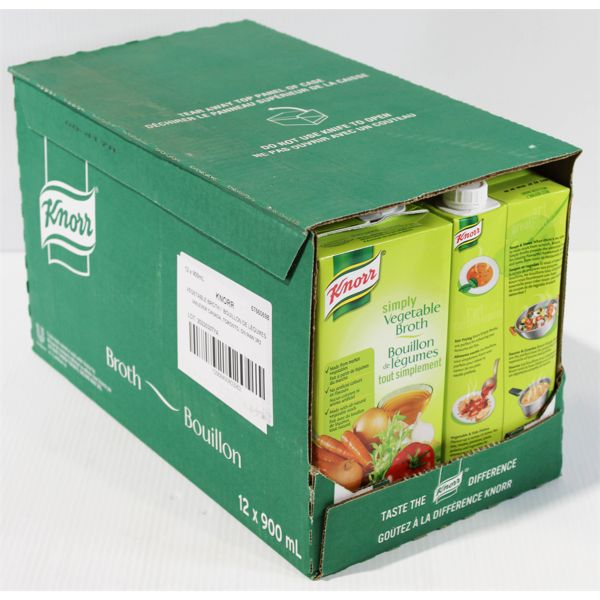12 X 900ML KNORR VEGETABLE BROTH