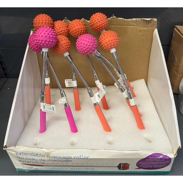 10 EXTENDABLE MASSAGE ROLLERS