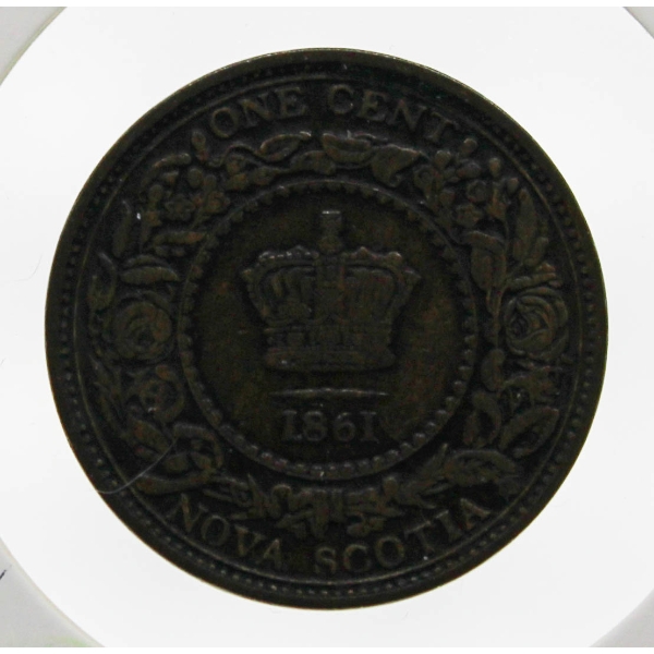 1861 VICTORIAN NOVA SCOTIA LARGE PENNY