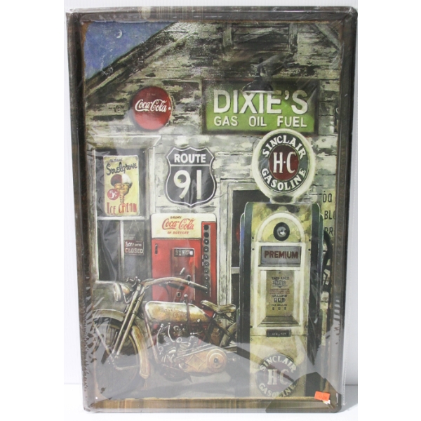 NEW ADVERTISING METAL SIGN - HARLEY DAVIDSON ETC.