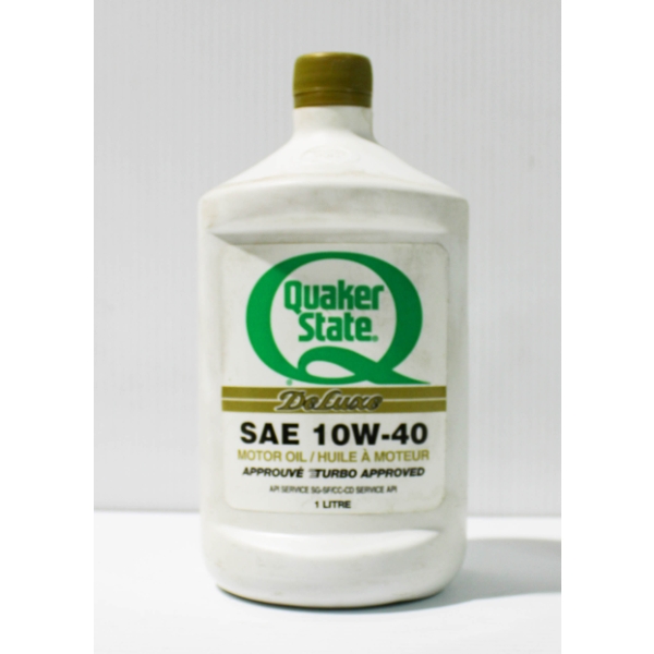 SEALED QUAKER STATE DELUXE SAE 10W-40 MOTOR OIL
