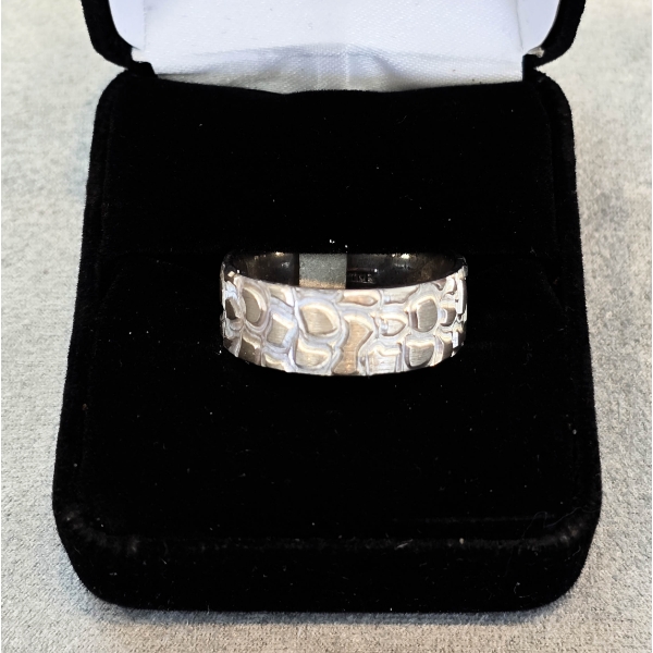NEW 925 SILVER MEN'S RING - SIZE 10