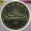 Image 1 : 1963 CANADA SILVER VOYAGEUR DOLLAR