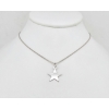 Image 1 : .925 SILVER 14" NECKLACE W/ STAR PENDANT