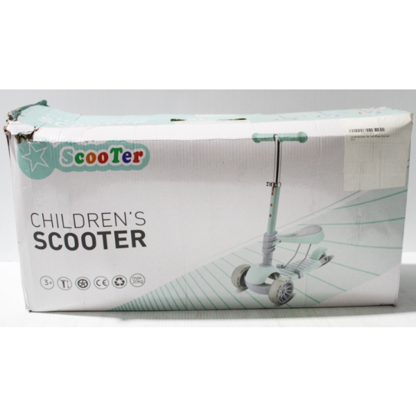 5 IN 1 KIDS KICK CHILDREN'S SCOOTER - GREEN 
