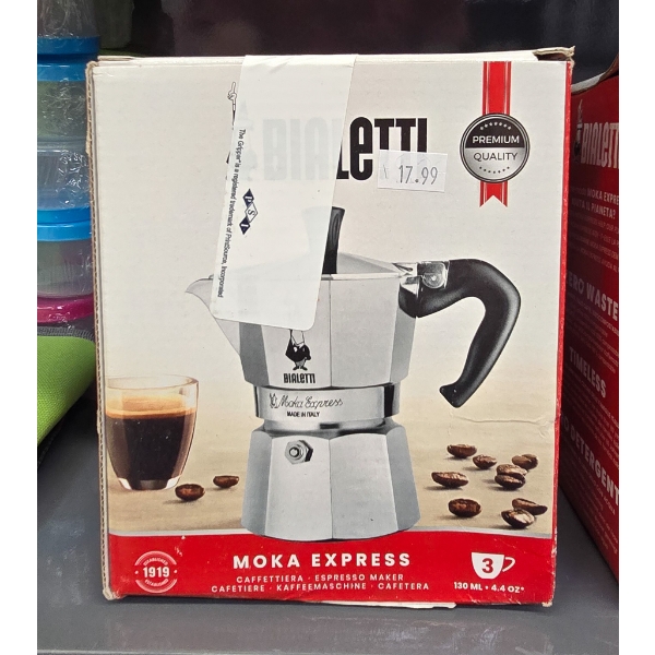3 CUP BIALETTI MOKA EXPRESS ESPRESSO MAKER