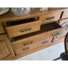 Image 3 : HEAVY WOOD HUTCH WITH MIRROR BACK