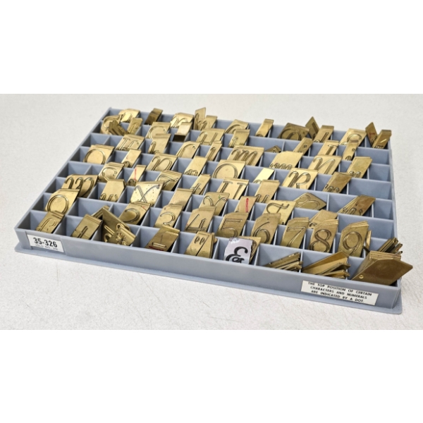 FULL SET VICTORIA LETTER AND NUMBER BLOCK