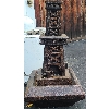 Image 1 : 32" H OIL DERRICK CEMENT FOUNTAIN 