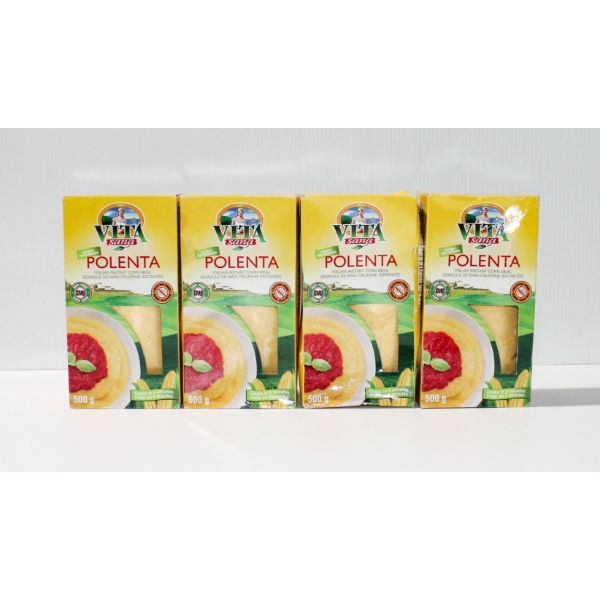 4 X 500G VITA SANA POLENTA INSTANT CORN MEAL