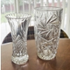 Image 1 : TWO PINWHEEL CRYSTAL VASES