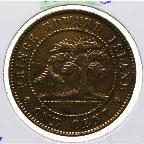 1871 PRINCE EDWARD ISLAND LARGE PENNY