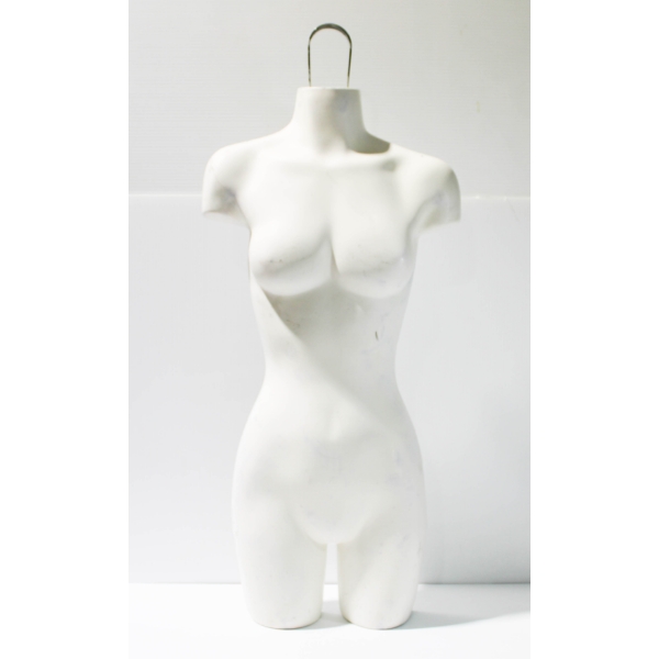 HANGING FEMALE MANNEQUIN TORSO - HALF FORM