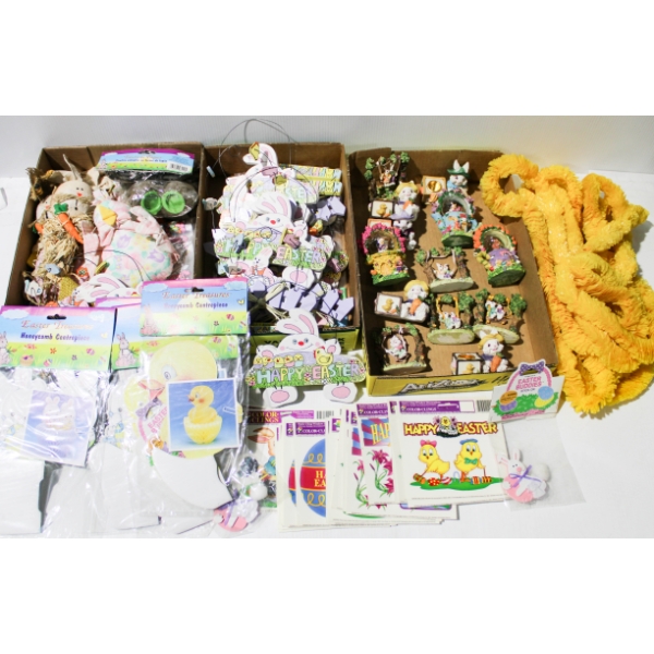 NEW EASTER DECORATIONS - FIGURINES - WINDOW CLINGS ETC.