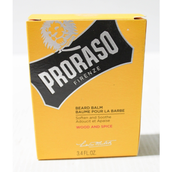 MEN'S PRORASO FIRENZE BEARD BALM - WOOD & SPICE