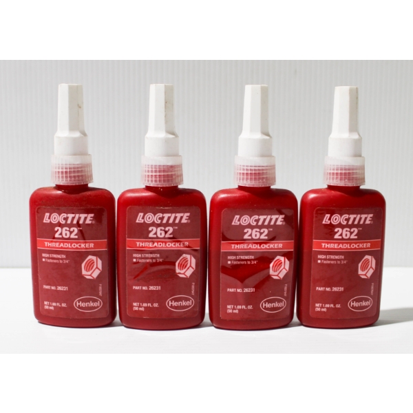 4 X 50ML ASST LOCTITE THREADLOCKER 272 262 ETC.